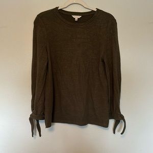 Lucky Brand Tie Sleeve Sweater